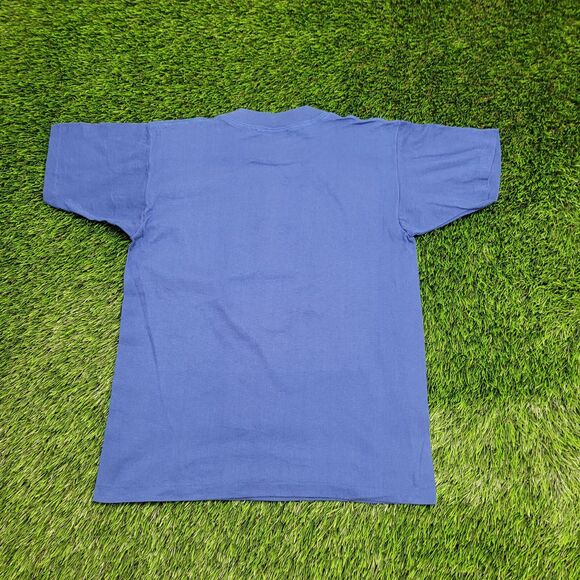 Vintage 1981 PTH Funny Lazy Shirt S/M 18x23 Blue - Picture 4 of 11